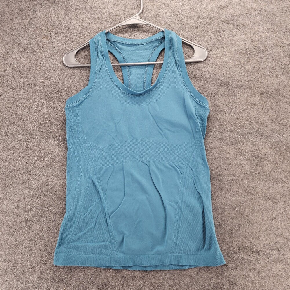 Athleta Tank Top Womens XS Racerback Blue Activewear